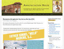 Tablet Screenshot of annunciationhouse.org